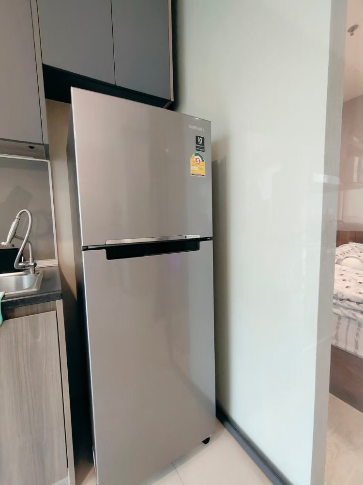 For RentCondoNonthaburi, Bang Yai, Bangbuathong : Grow Rattanathibet Grow Rattanathibet Condo with Chao Phraya River view, next to MRT Sai Ma, supports 100% parking, no need to worry about car parking.