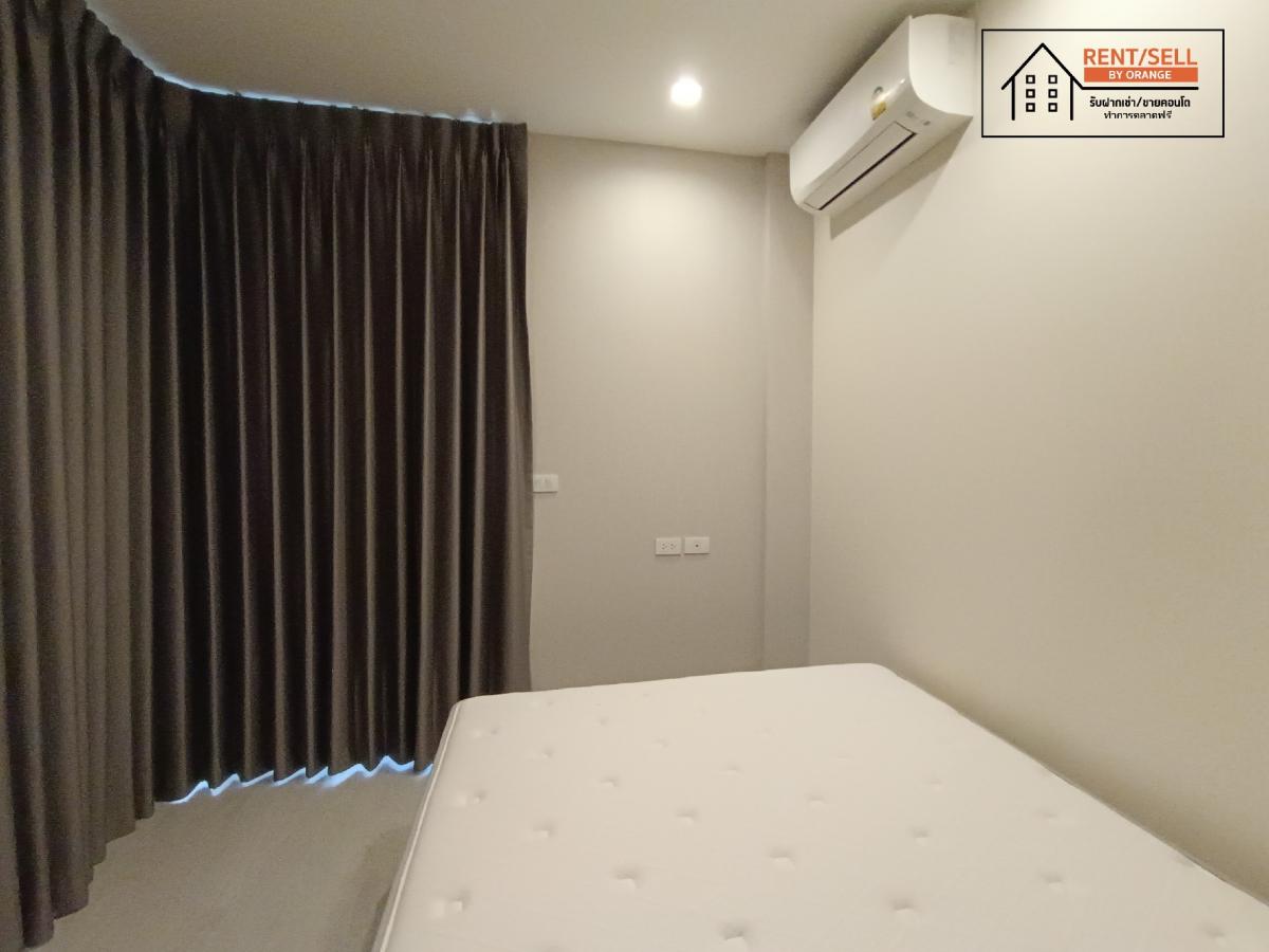 For RentCondoNonthaburi, Bang Yai, Bangbuathong : Grow Rattanathibet Grow Rattanathibet Condo with Chao Phraya River view, next to MRT Sai Ma, supports 100% parking, no need to worry about car parking.