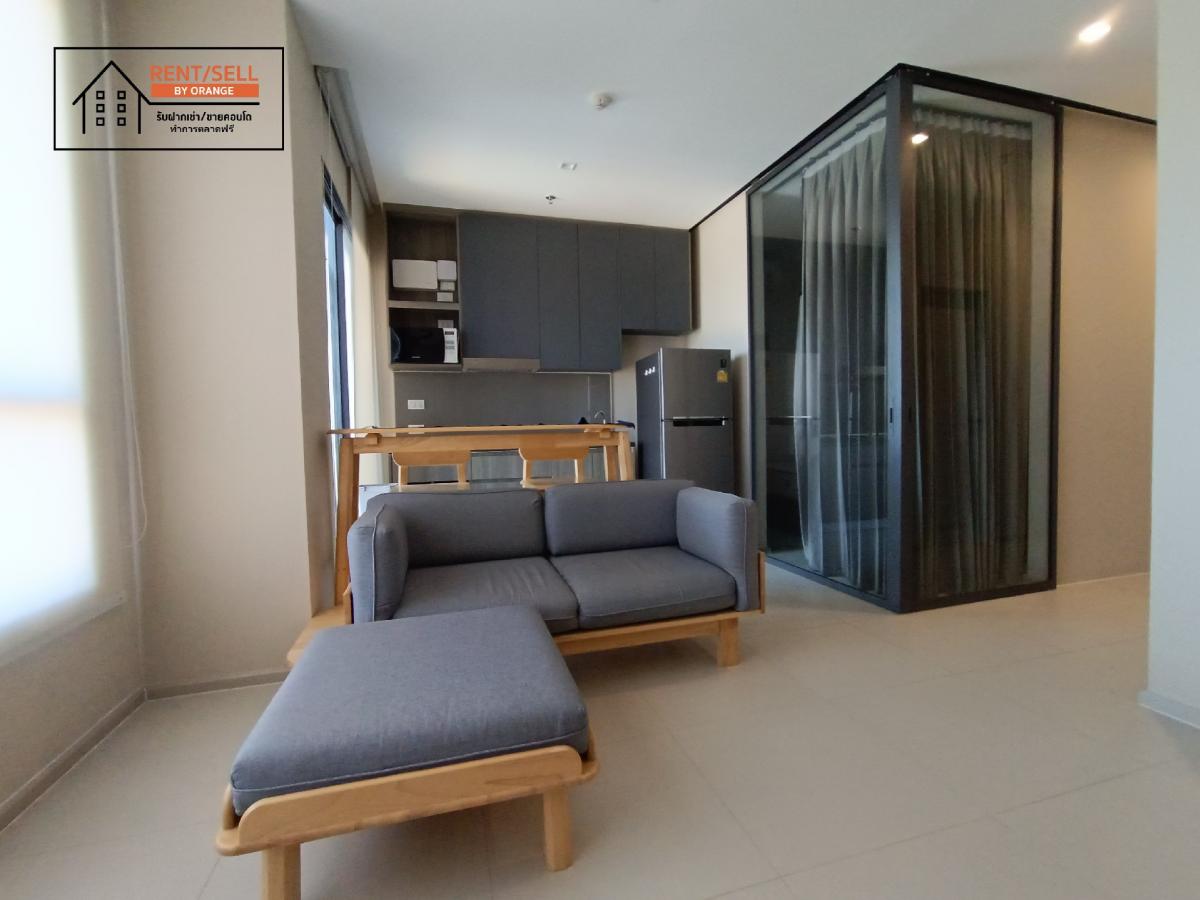 For RentCondoNonthaburi, Bang Yai, Bangbuathong : Grow Rattanathibet Grow Rattanathibet Condo with Chao Phraya River view, next to MRT Sai Ma, supports 100% parking, no need to worry about car parking.