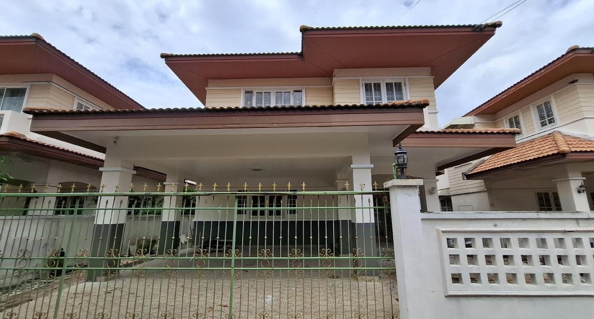 For RentHouseNonthaburi, Bang Yai, Bangbuathong : 2-story detached house for rent, area 56 sq m., Kanchanaphisek Road, Bang Bua Thong, Nonthaburi.
