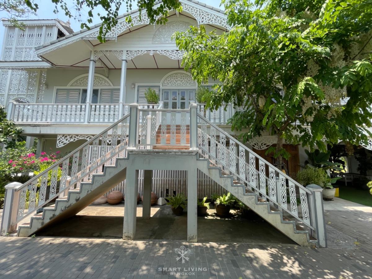 For SaleHousePathum Thani,Rangsit, Thammasat : Luxury Chao Phraya Riverfront House for Sale in Pathum Thani Large Land Ideal for Investment Hotel or Restaurant
