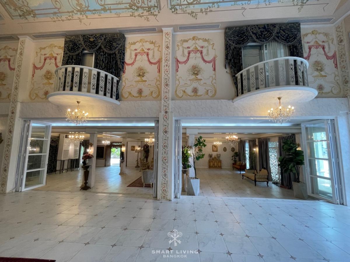 For SaleHousePathum Thani,Rangsit, Thammasat : Luxury Chao Phraya Riverfront House for Sale in Pathum Thani Large Land Ideal for Investment Hotel or Restaurant