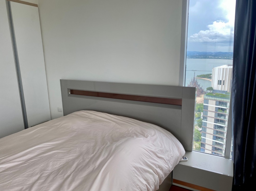 ให้เช่าคอนโดพัทยา บางแสน ชลบุรี สัตหีบ : For rent the Palm wongamat Beach Front Pattaya 2beds room side view  (S03-0961)