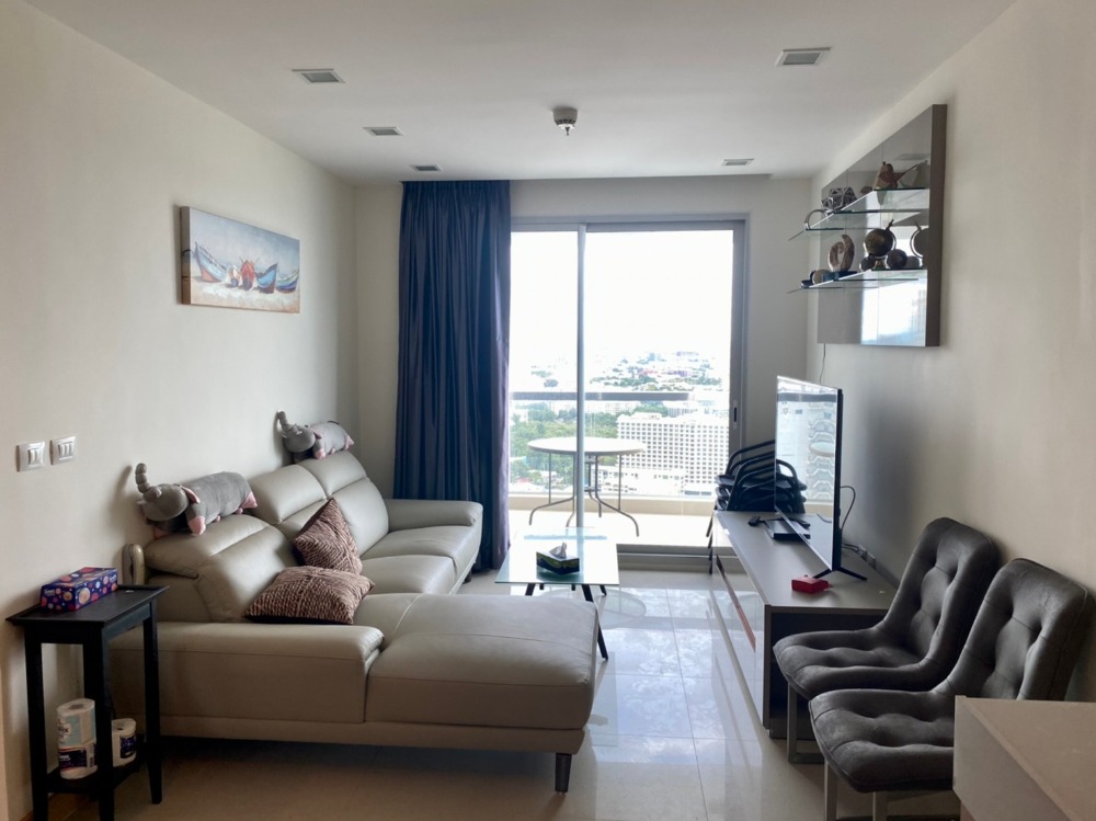 ให้เช่าคอนโดพัทยา บางแสน ชลบุรี สัตหีบ : For rent the Palm wongamat Beach Front Pattaya 2beds room side view  (S03-0961)