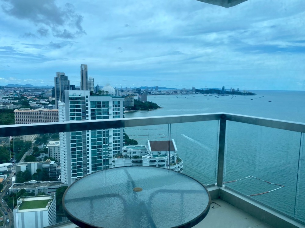 ให้เช่าคอนโดพัทยา บางแสน ชลบุรี สัตหีบ : For rent the Palm wongamat Beach Front Pattaya 2beds room side view  (S03-0961)