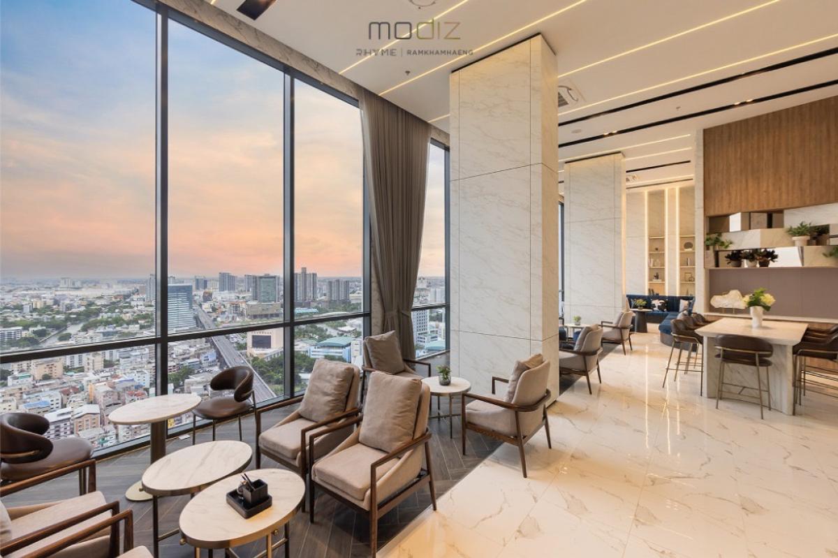 For SaleCondoRamkhamhaeng, Hua Mak : MOdIZ RHYME RAMKHAMHAENG 1 bedroom 31 sq m. Cheap installments 9,900/month Call 095-489-8890