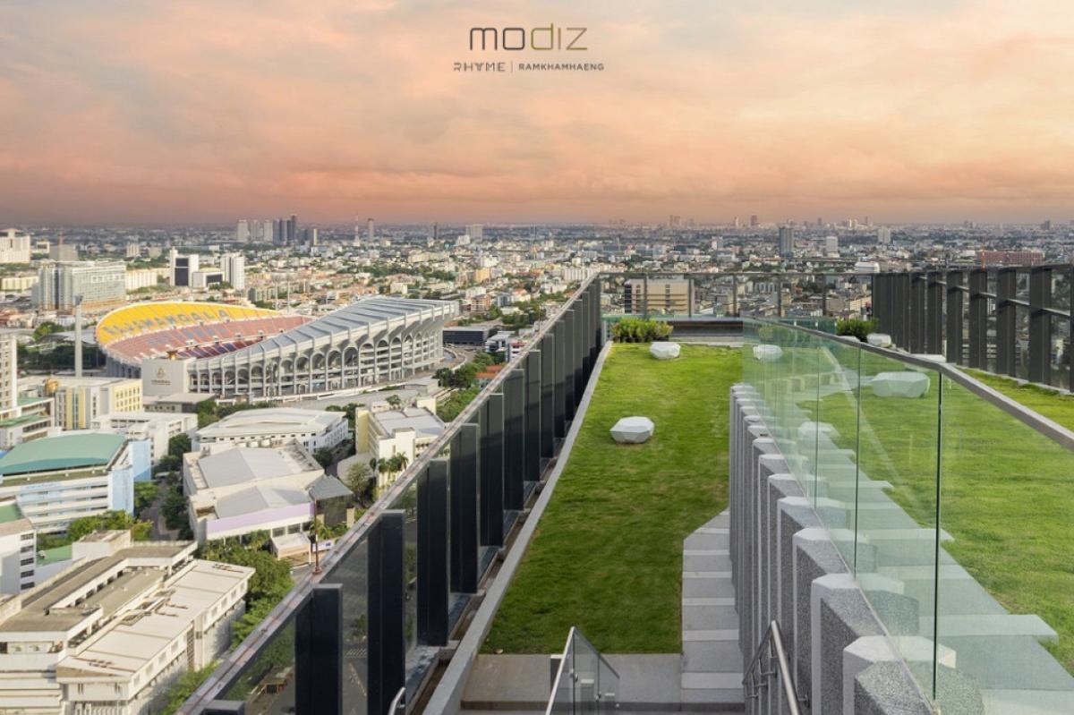 For SaleCondoRamkhamhaeng, Hua Mak : MOdIZ RHYME RAMKHAMHAENG 1 bedroom 31 sq m. Cheap installments 9,900/month Call 095-489-8890