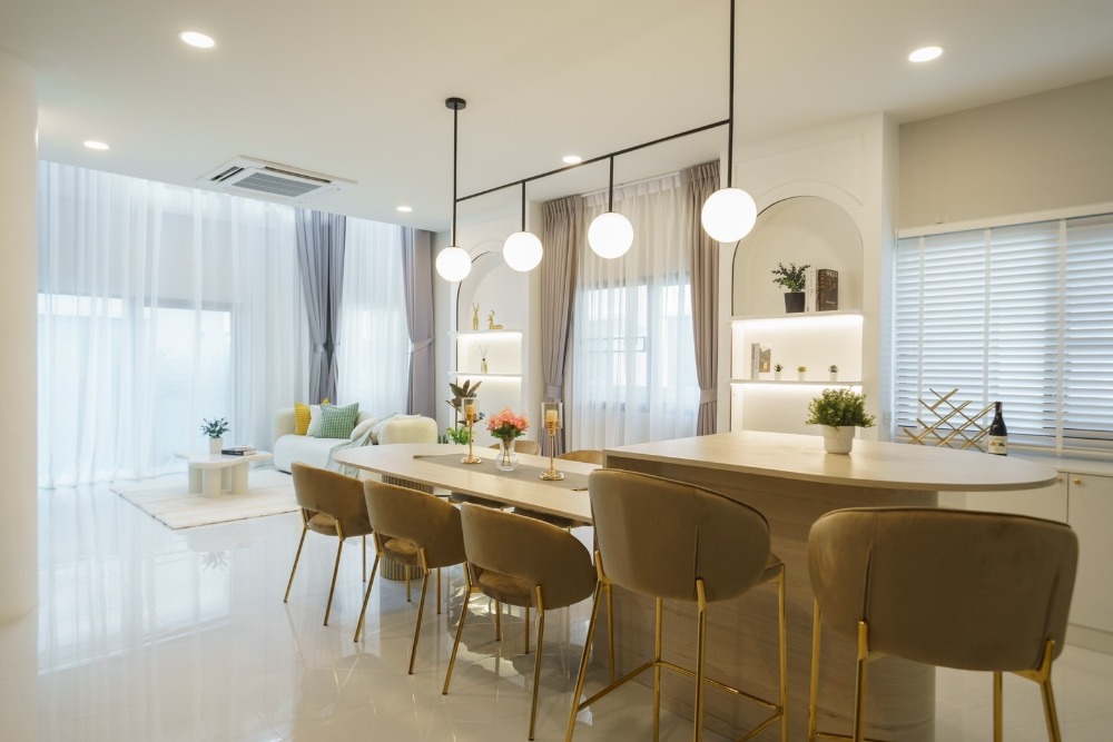 ให้เช่าบ้านบางนา แบริ่ง ลาซาล : ให้เช่า บ้านไหม่ The City bangna ขนาด 4 นอน มีห้องแม่บ้าน