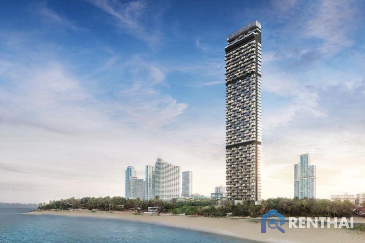 ขายคอนโดพัทยา บางแสน ชลบุรี สัตหีบ : ขายห้องรีเซลล์ราคาต่ำกว่าหน้าโครงการ Arom wongamat 2 ห้องนอน ขนาด 81 ตร.ม. วิวทะเลบนชั้นสูงเลย วิวฝั่งพัทยา