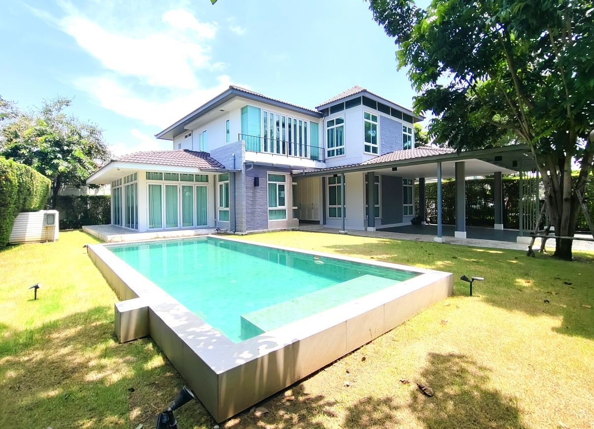 ขายบ้านนวมินทร์ รามอินทรา : ลดหนัก จัดเต็ม!!! บ้านสวย หลังใหญ่ พร้อมสระว่ายน้ำส่วนตัว หมู่บ้าน มัณฑนา เลค วัชรพล บรรยากาศดีสุดๆ พร้อมบิ้วท์อินสุดหรู บ้านอยู่ต้นโครงการ เดินทางเข้าออกสะดวกม๊ากๆ ดีขนาดนี้ ต้องรีบจองแล้ว!!
