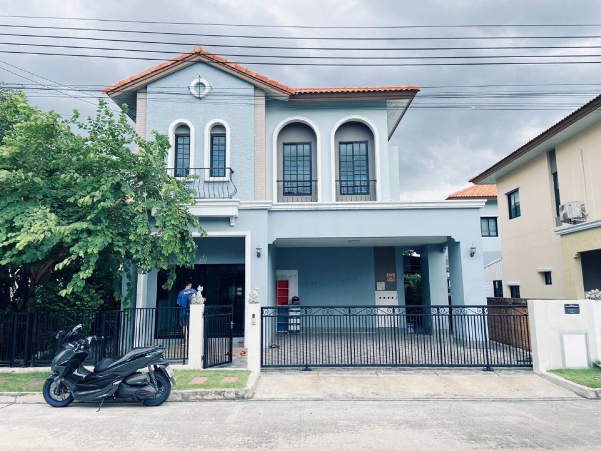 ขายบ้านมีนบุรี-ร่มเกล้า : บ้านเดี่ยว เดอะริคโค้ เรสซิเด้นซ์ วงแหวนฯ-จตุโชติ คลองสามวา กทม. 50.60 ตร.ว. 4นอน 3น้ำ 2จอด