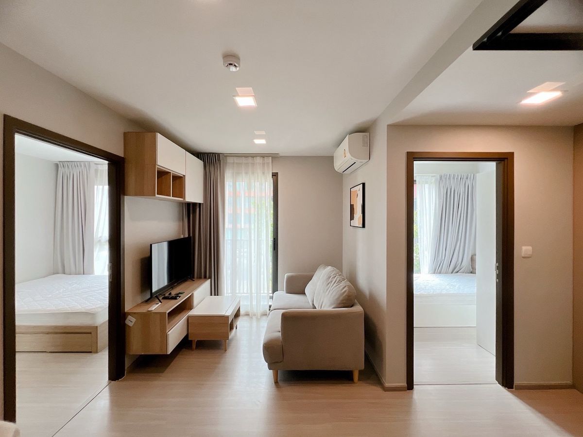 For RentCondoOnnut, Udomsuk : Condo for rent The Privacy S101 🍁 2 bedrooms, 1 bathroom