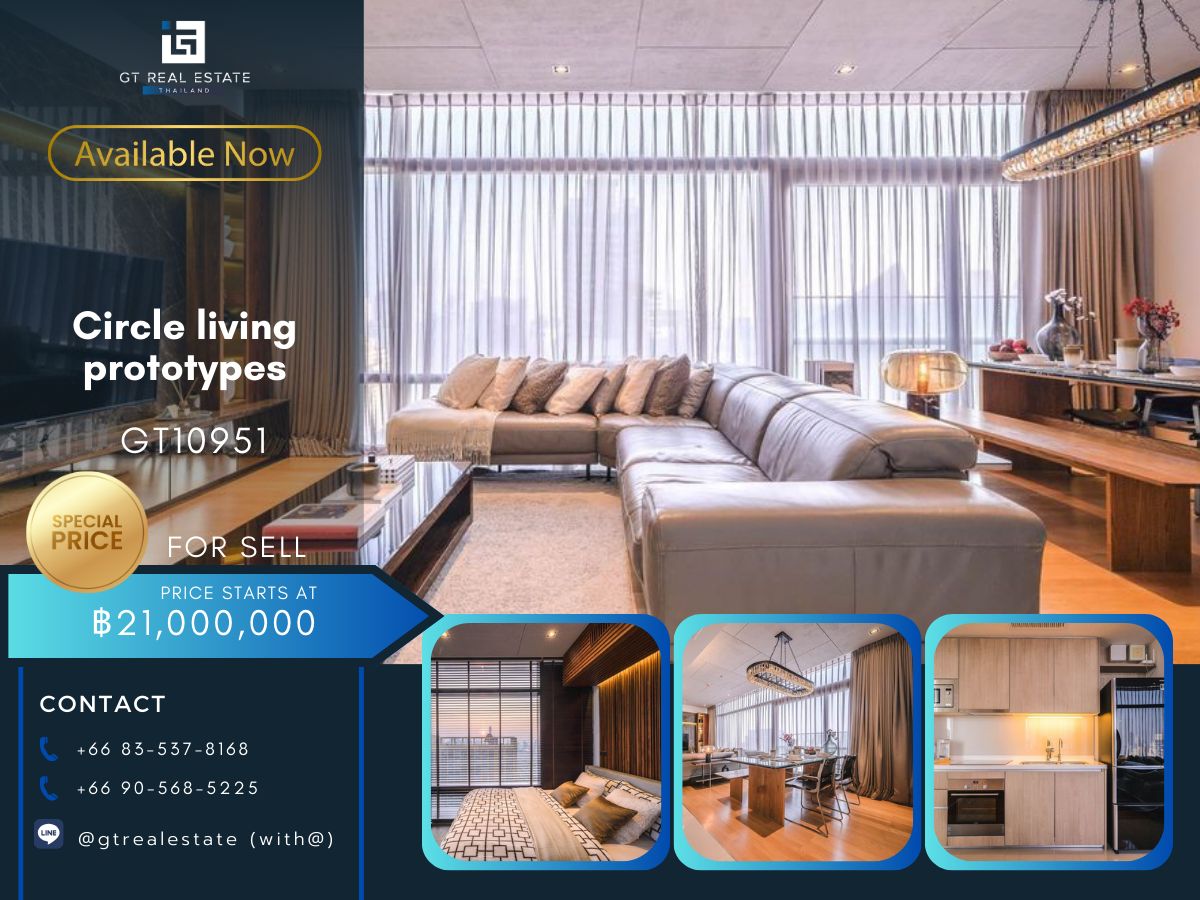For SaleCondoRama9, Petchburi, RCA : ✨Circle Living Prototypes, good price, convenient to travel, very beautiful room ✨