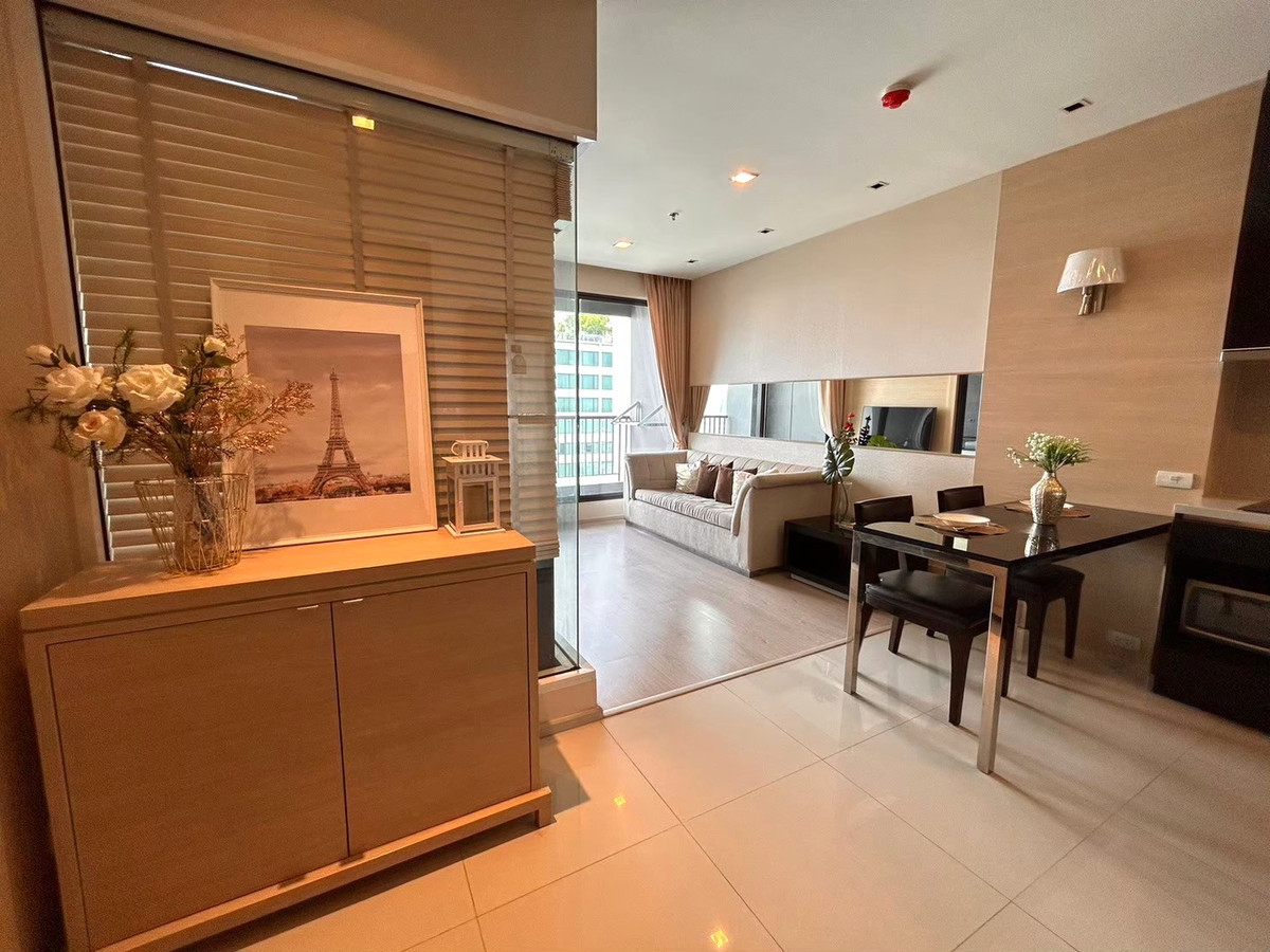 ให้เช่าคอนโดอ่อนนุช อุดมสุข : Rhythm Sukhumvit 44/1 ✨ Fully furnished with bathtub  📞 Line : @pukkhome (with @)