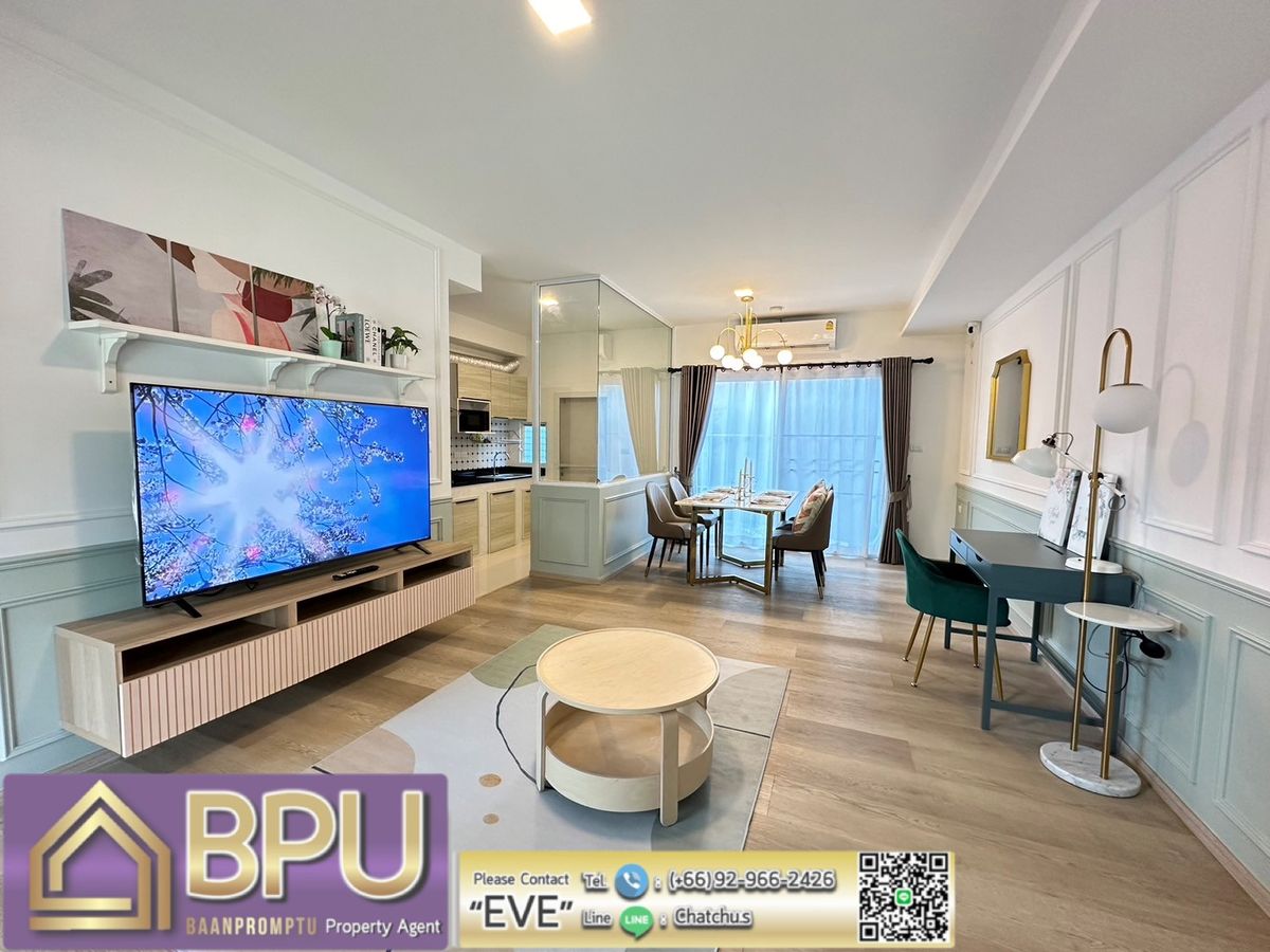 For RentTownhomeBangna, Bearing, Lasalle : ** Rent a 3 -bedroom townhome ** Indy 4 Bangna km 7, near Mega Bang Na