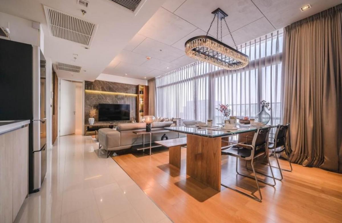 ให้เช่าคอนโดพระราม 9 เพชรบุรีตัดใหม่ RCA : Rental / Selling : Circle 2 living prototype , 2 Bed 2 Bath , 84 S.qm , 30th Floor , 2 Parking