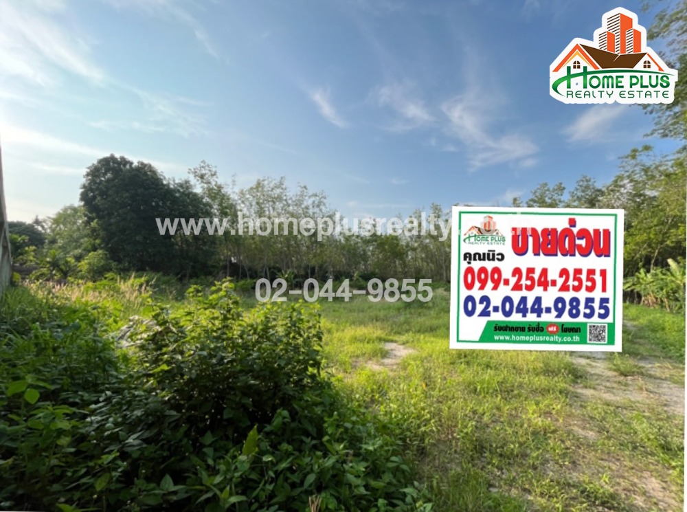 For SaleLandRayong : Land near the Chak Ko Phai Nok intersection. Ban Khai District, Rayong, area 156.2 square meters