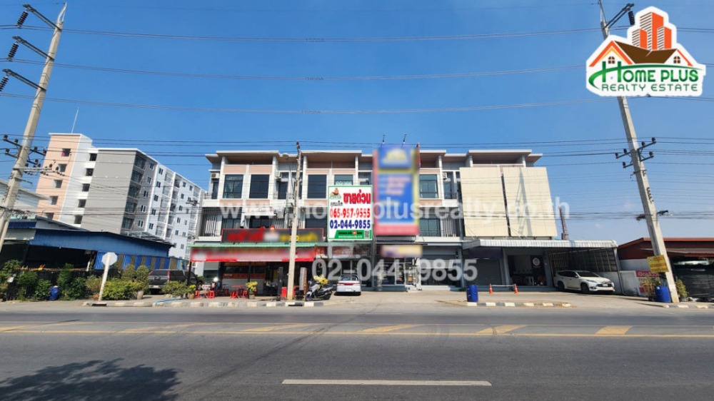 For SaleShop HousePathum Thani,Rangsit, Thammasat : 3-story commercial building near the National Science Museum, Khlong Luang, Pathum Thani