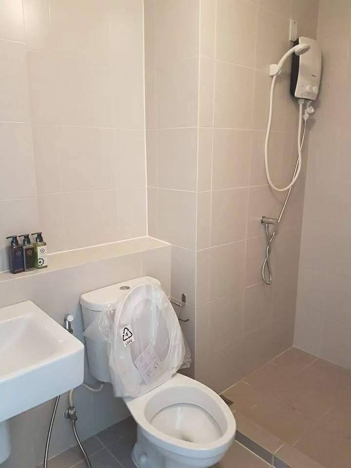 For SaleCondoLadprao101, Happy Land, The Mall Bang Kapi : S-APL108 Condo for sale, Aspire Lat Phrao 113, 8th floor, city view, size 28.5 sq m., 1 bedroom, 1 bathroom, 2.85 million, 064-959-8900