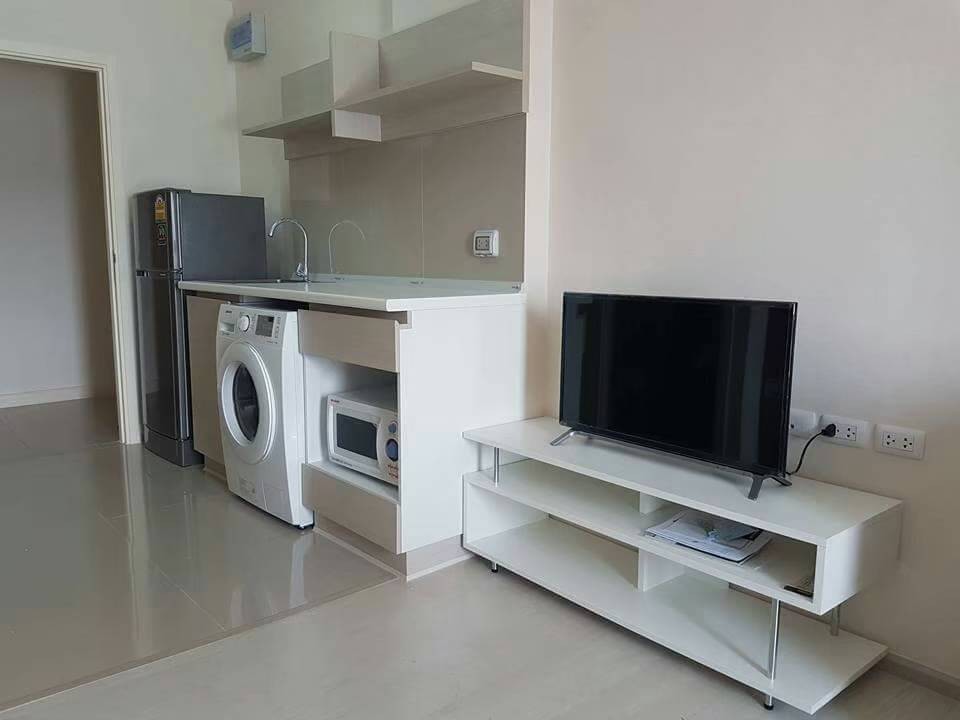 For SaleCondoLadprao101, Happy Land, The Mall Bang Kapi : S-APL109 Condo for sale, Aspire Lat Phrao 113, 8th floor, city view, size 24.5 sq m., studio, 1 bathroom, 2.35 million, 064-959-8900