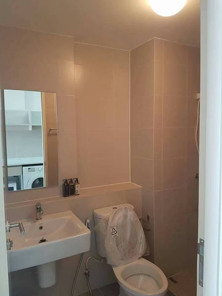 For SaleCondoLadprao101, Happy Land, The Mall Bang Kapi : S-APL109 Condo for sale, Aspire Lat Phrao 113, 8th floor, city view, size 24.5 sq m., studio, 1 bathroom, 2.35 million, 064-959-8900