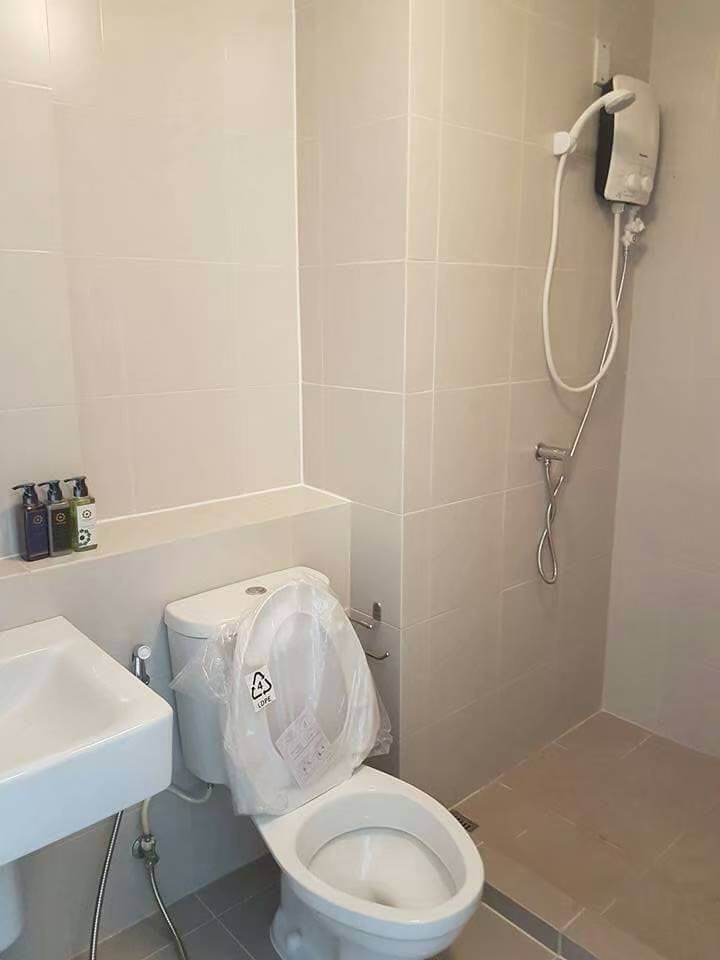 For SaleCondoLadprao101, Happy Land, The Mall Bang Kapi : S-APL109 Condo for sale, Aspire Lat Phrao 113, 8th floor, city view, size 24.5 sq m., studio, 1 bathroom, 2.35 million, 064-959-8900