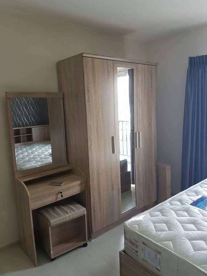 For SaleCondoLadprao101, Happy Land, The Mall Bang Kapi : S-APL109 Condo for sale, Aspire Lat Phrao 113, 8th floor, city view, size 24.5 sq m., studio, 1 bathroom, 2.35 million, 064-959-8900