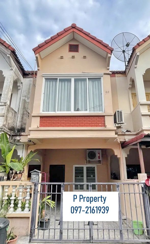 For RentTownhomeNawamin, Ramindra : 🏡2-story townhouse for rent, Watcharapol Intersection, near Ramintra Expressway.