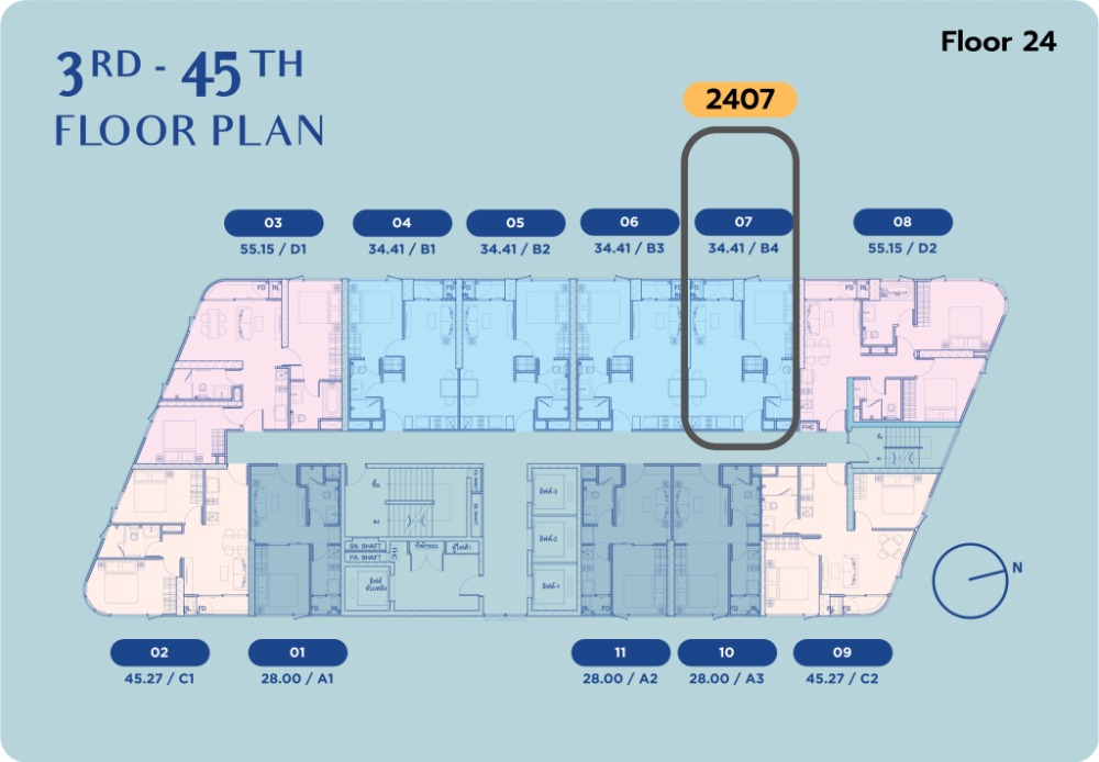 ขายดาวน์คอนโดอ่อนนุช อุดมสุข : Skyrise Avenue สุขุมวิท 64 กลุ่มคอนโด High Rise ภายในซอยสุขุมวิท 64/2 ห่างจาก BTS ปุณณวิถี 470 ม. พร้อมอยู่กลางปี 67