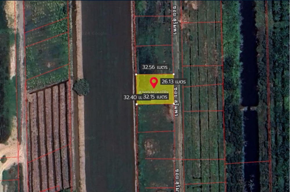 For SaleLandPathum Thani,Rangsit, Thammasat : Land for sale in Bueng Nam Rak, area 200 sq m, Khlong 11, only 800 m from Rangsit-Nakhon Nayok Road, suitable for building a residence, Thanyaburi District, Pathum Thani Province.