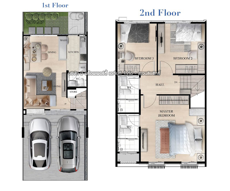ขายบ้านบางนา แบริ่ง ลาซาล : ขายบ้านใหม่ มือ 1 วิลลาจจิโอ 2 (Villaggio 2)  ศรีนครินทร์-บางนา  โครงการใหม่ ออกนอกเมืองก็มีความคล่องตัวสูง โทร 064-954-9619 (TW23-21)