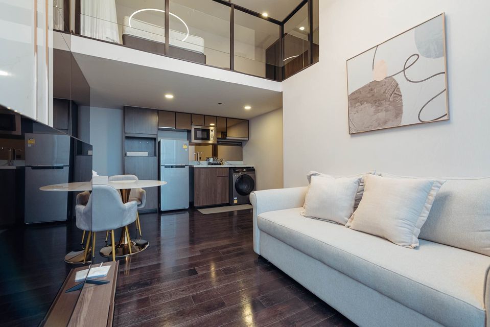 For RentCondoSukhumvit, Asoke, Thonglor : Park Origin Thonglor Duplex 2 bedrooms for rent 55k 064-274-8883