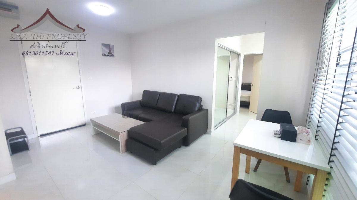 For RentCondoNonthaburi, Bang Yai, Bangbuathong : 💥Plum Bang Yai Station Phase 1, 1st floor, 2 bedrooms, 2 bathrooms, fully furnished, 3 air conditioners, 1 water heater. 2 door refrigerator The microwave is ready today. 10,000฿/month 1 month in advance, 2 months insurance, 1 year rental contract