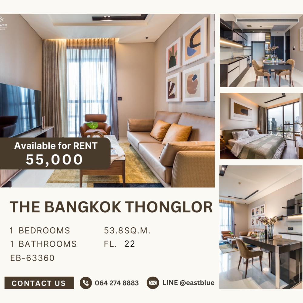 For RentCondoSukhumvit, Asoke, Thonglor : The Bangkok Thonglor for rent 55k per month 064-274-8883