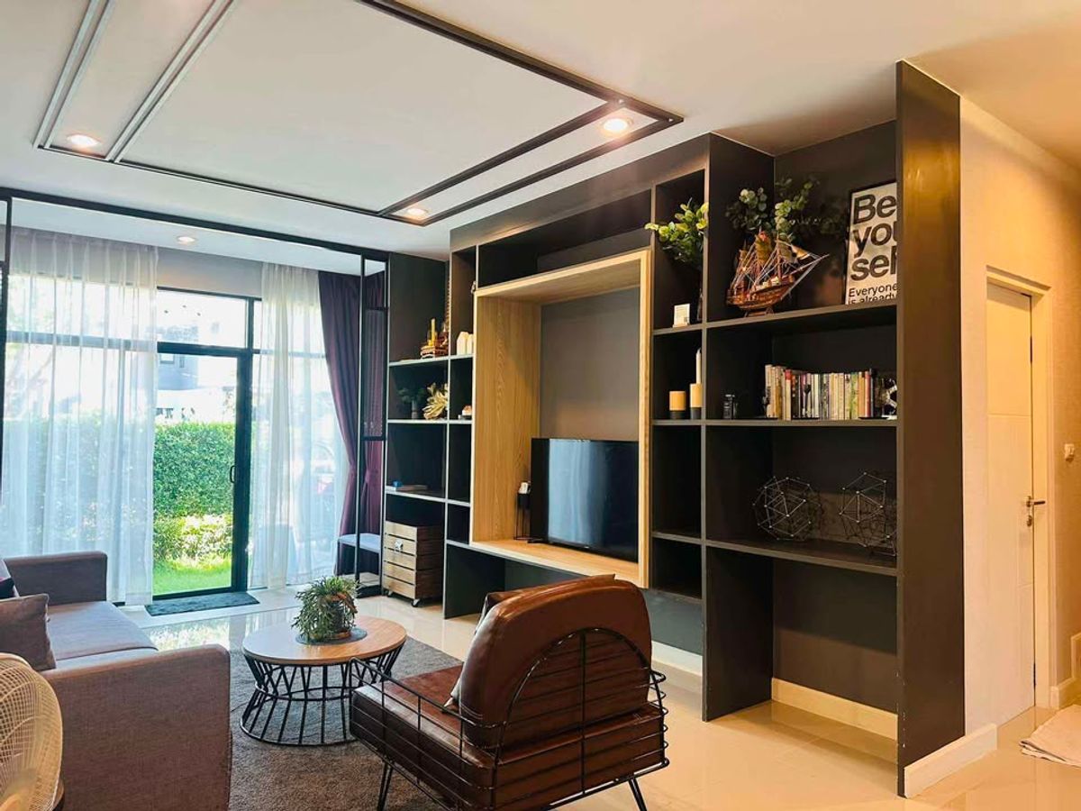 ให้เช่าบ้านปทุมธานี รังสิต ธรรมศาสตร์ : *บ้านสวย* เฟอร์นิเจอร์พร้อม* ให้เช่า บ้านเดี่ยว 2 ชั้น โครงการ คณาสิริ ราชพฤกษ์ 346 