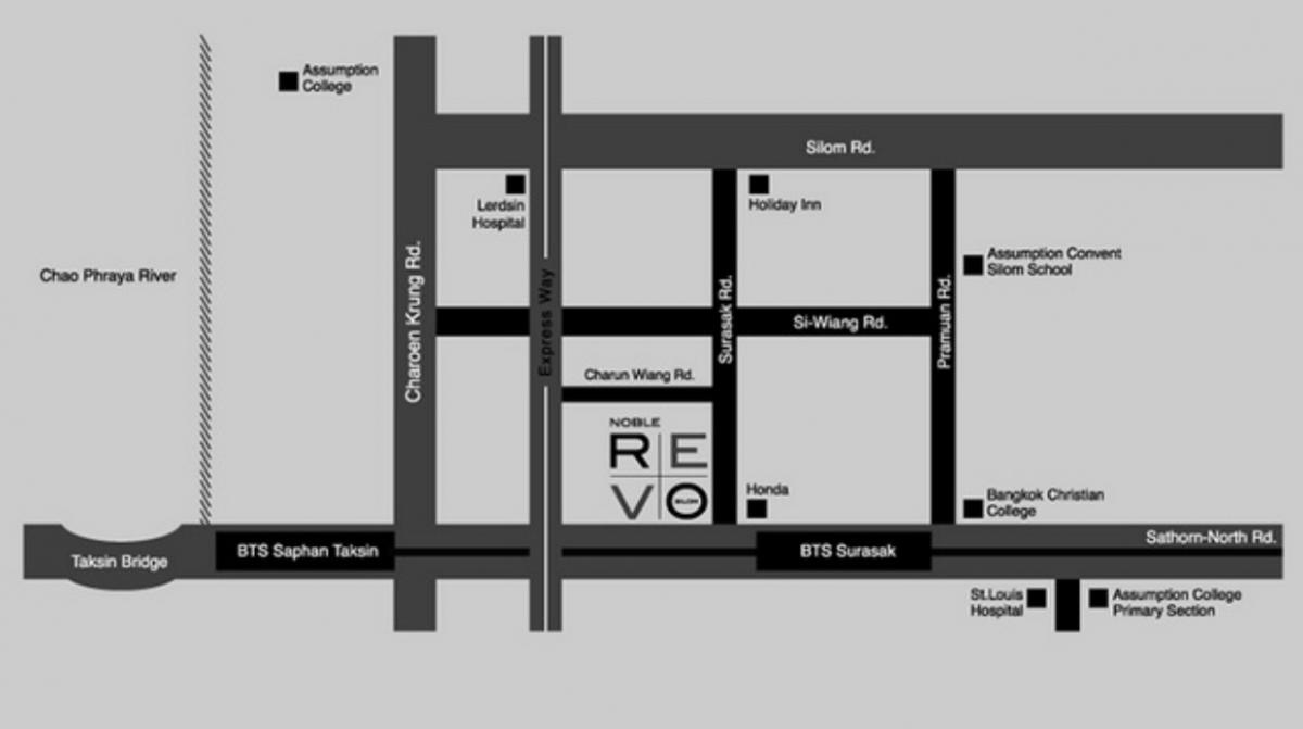 For RentCondoSathorn, Narathiwat : 🔥For urgent rent🔥Noble Silom Revo, fully furnished, open view, near BTS Surasak 150 meters, ready to move in
