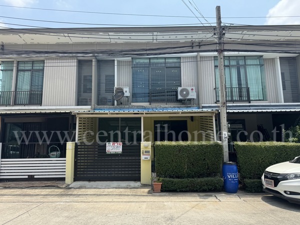 For SaleTownhomeChaengwatana, Muangthong : 2-story townhome, Pruksa Ville Village 65/1 Srisamarn.