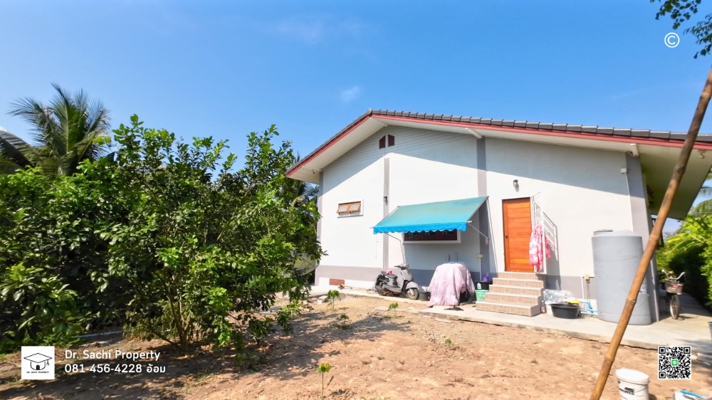 ขายบ้านสมุทรสงคราม : ขายบ้านเดี่ยว อัมพวา 170 ตรว. ใกล้ตลาดน้ำอัมพวา, วัดบางกุ้ง จ.สมุทรสงคราม