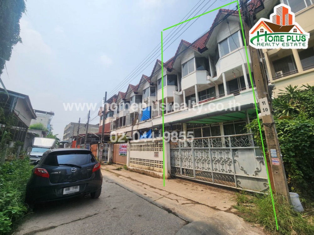 For SaleTownhomeEakachai, Bang Bon : 3-story townhome Soi Ekkachai 66/2 Near Krung Thai Bank, Bang Bon branch. (Selling 2 houses connected together)