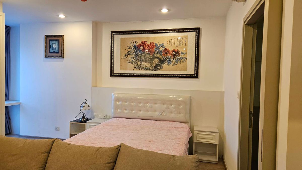 For RentCondoSiam Paragon ,Chulalongkorn,Samyan : Ideo Q Chula - Samyan【𝐑𝐄𝐍𝐓】🔥Cute girl's room, Chinese style, fully furnished, convenient to travel, near MRT Samyan🔥 Contact Line ID: @hacondo