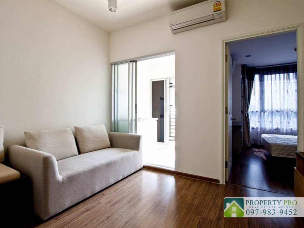 For SaleCondoRattanathibet, Sanambinna : Condo for U Delight Rattanathibet, 1 Bedroom 30 sqm Fully Furnished Near MRT Nonthaburi Civic Centre, Ngamwongwan, Khae Rai, Tiwanon : EL24S-023