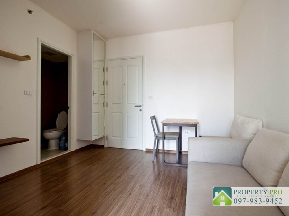 For SaleCondoRattanathibet, Sanambinna : Condo for U Delight Rattanathibet, 1 Bedroom 30 sqm Fully Furnished Near MRT Nonthaburi Civic Centre, Ngamwongwan, Khae Rai, Tiwanon : EL24S-023