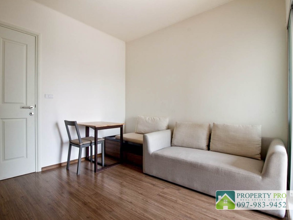 For SaleCondoRattanathibet, Sanambinna : Condo for U Delight Rattanathibet, 1 Bedroom 30 sqm Fully Furnished Near MRT Nonthaburi Civic Centre, Ngamwongwan, Khae Rai, Tiwanon : EL24S-023