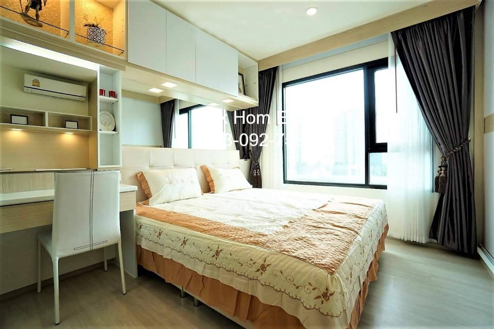 For RentCondoRama9, Petchburi, RCA : For rent: Life Asoke 🚄 next to MRT Phetchaburi / 30 sq m., decorated, ready to move in. Update rooms every day 📞 Line:@pukkhome (with @ )