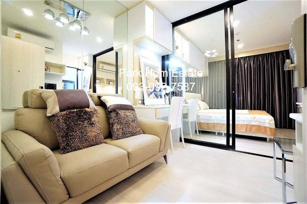 For RentCondoRama9, Petchburi, RCA : For rent: Life Asoke 🚄 next to MRT Phetchaburi / 30 sq m., decorated, ready to move in. Update rooms every day 📞 Line:@pukkhome (with @ )