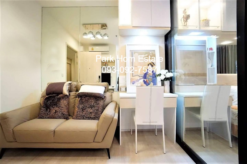 For RentCondoRama9, Petchburi, RCA : For rent: Life Asoke 🚄 next to MRT Phetchaburi / 30 sq m., decorated, ready to move in. Update rooms every day 📞 Line:@pukkhome (with @ )