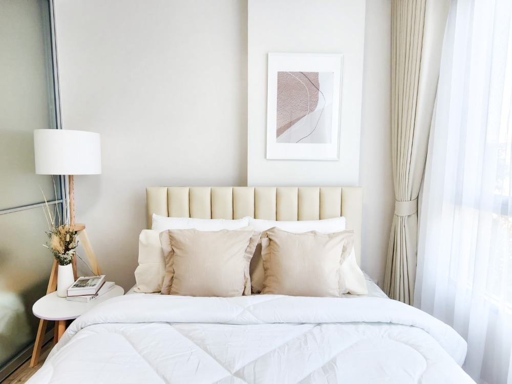 For SaleCondoLadkrabang, Suwannaphum Airport : What kind of room is bigger than the price? Beautiful, great value++ Condo near Robinson Lat Krabang department store. Near Suvarnabhumi Airport The room is very spacious. divided into proportions