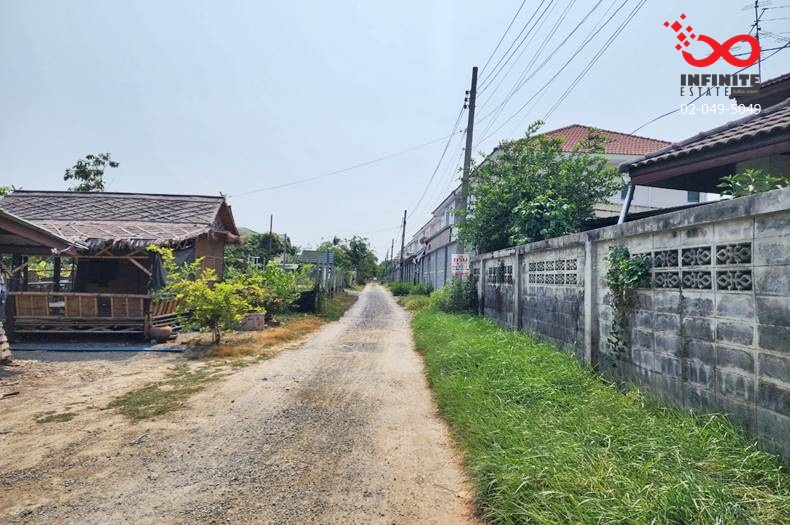 For SaleLandNonthaburi, Bang Yai, Bangbuathong : Empty land for sale, 400 square meters, Wat Lat Pla Duk Road, Bang Yai.