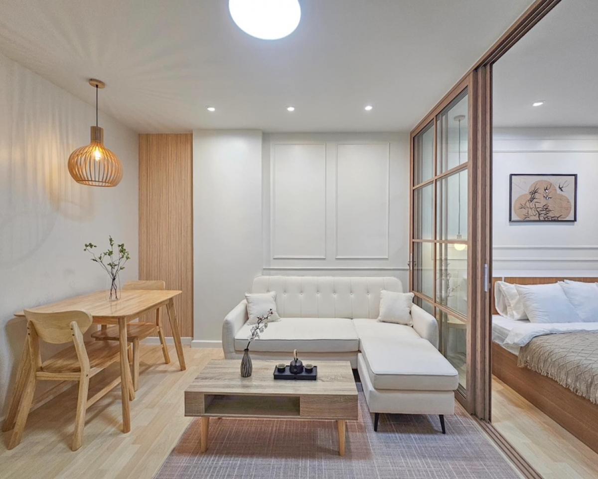 For SaleCondoPinklao, Charansanitwong : 🎉D Condo Charan - Bang Khun Non🎉 Beautifully decorated room, ready to move in.