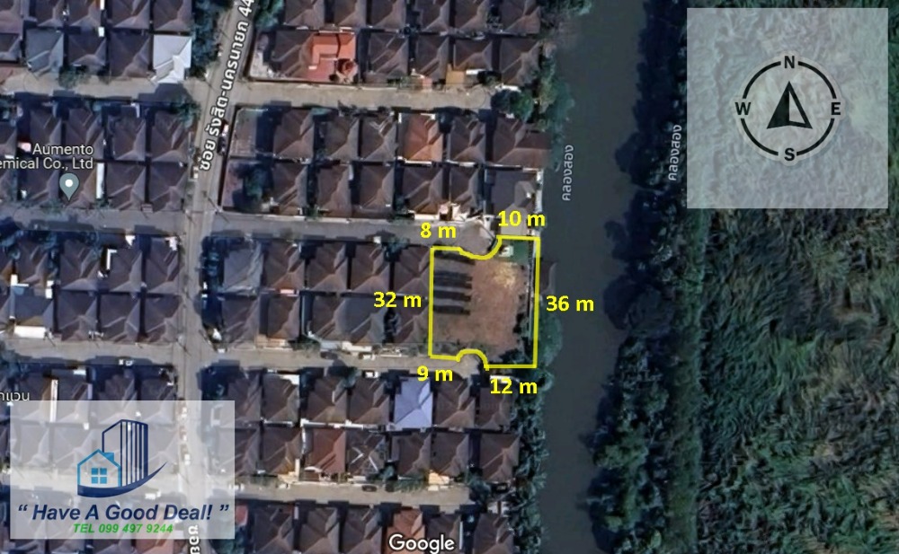 For SaleLandPathum Thani,Rangsit, Thammasat : land 273.82 square wah, Fah Lagoon Village. Rangsit-Khlong Song